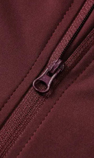 Autumn Winter Fleece Lined Nylon Yoga Clothes Fitness Jacket Women Zipper Stretch Running Sport Long Sleeve