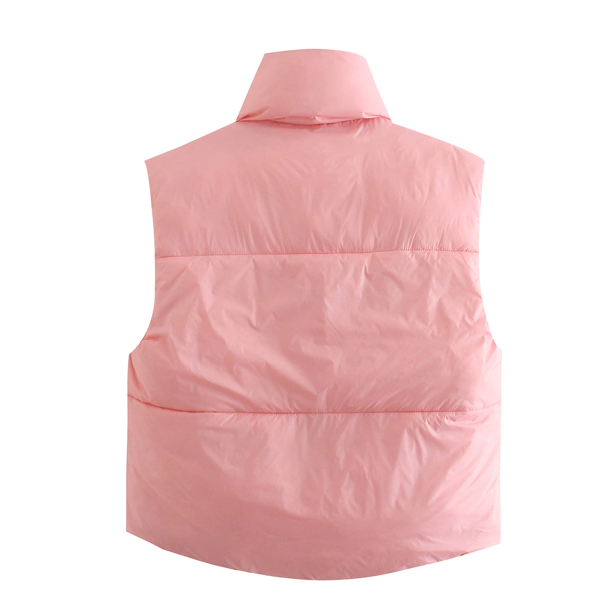 Pink Puffer Vest from Street Double Sided Cotton Padded Collection
