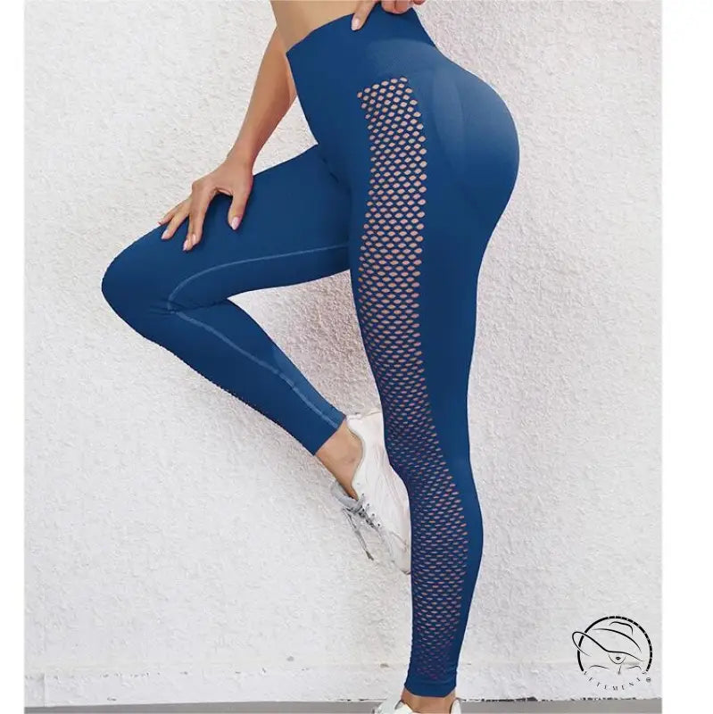 High Waist Hip Lift Sports Leggings Workout Pants Seamless Yoga