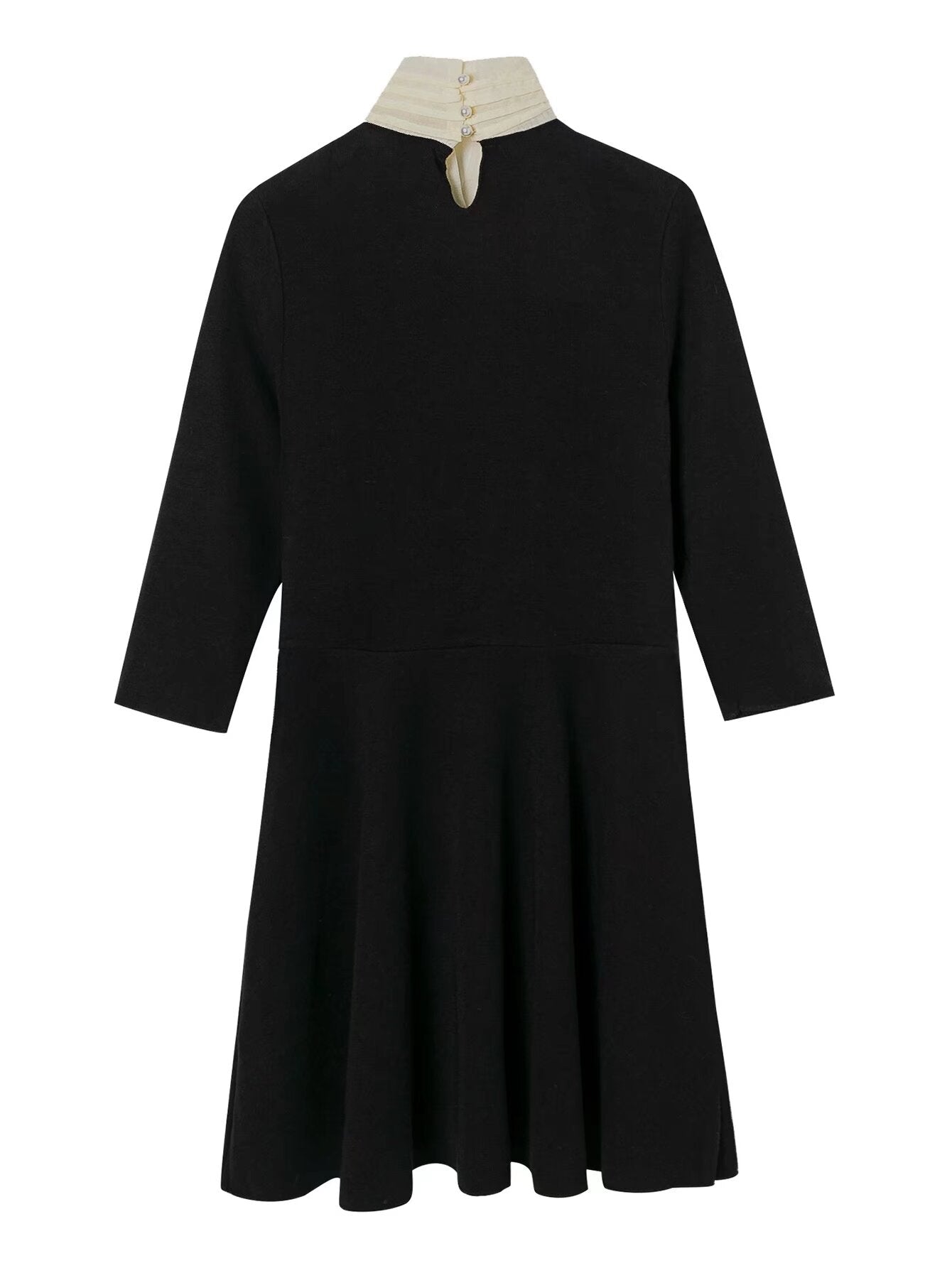 Bowknot Decorative Stitching Dress