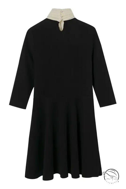 Bowknot Decorative Stitching Dress