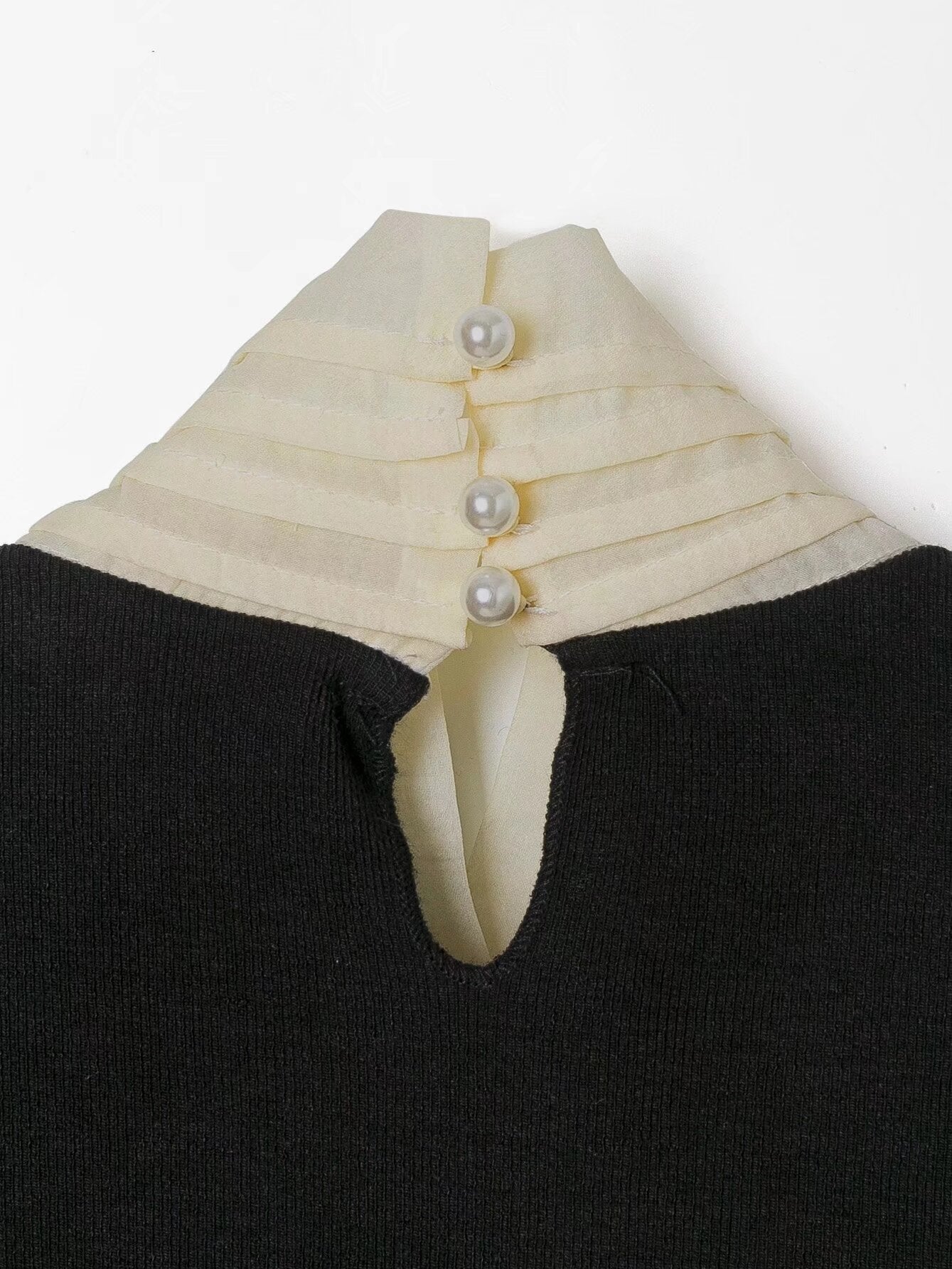 Bowknot Decorative Stitching Dress