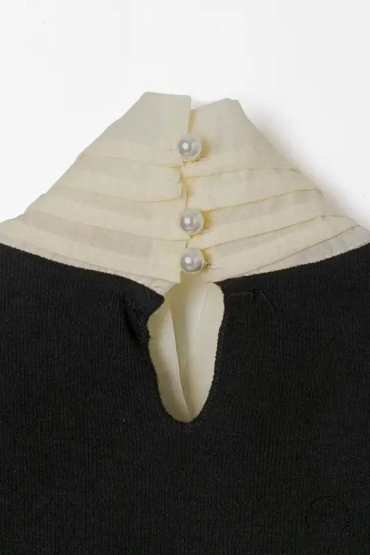 Bowknot Decorative Stitching Dress