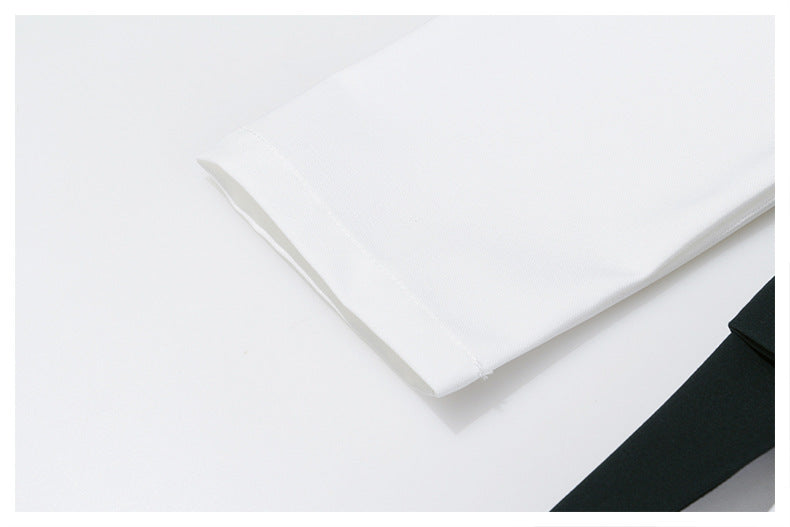 White cotton towel featured with Modern Personality Small Blazer in fashion ملابس collection