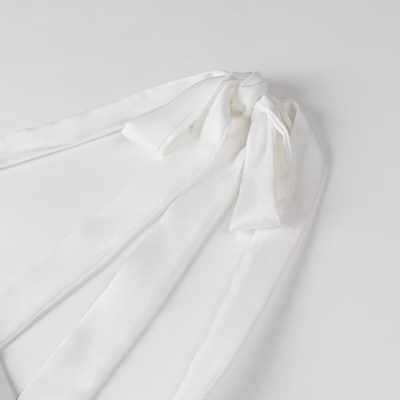 Women Elegant Ballet Solid Color Halter Fitted Waist Backless French Pettiskirt a Line Dress