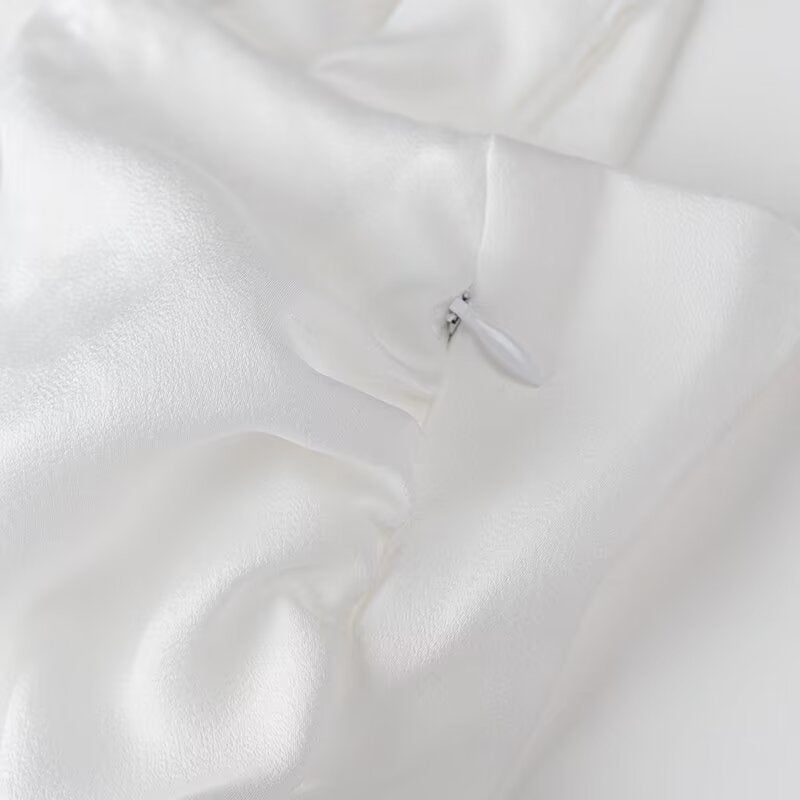 Women Elegant Ballet Solid Color Halter Fitted Waist Backless French Pettiskirt a Line Dress