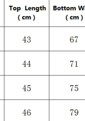 Langry fashion clothing size chart for women summer sleeveless vest set