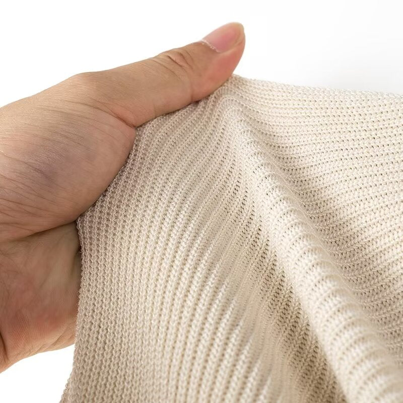 Summer Elegance Sleeveless Round Neck Slim Knit Dress