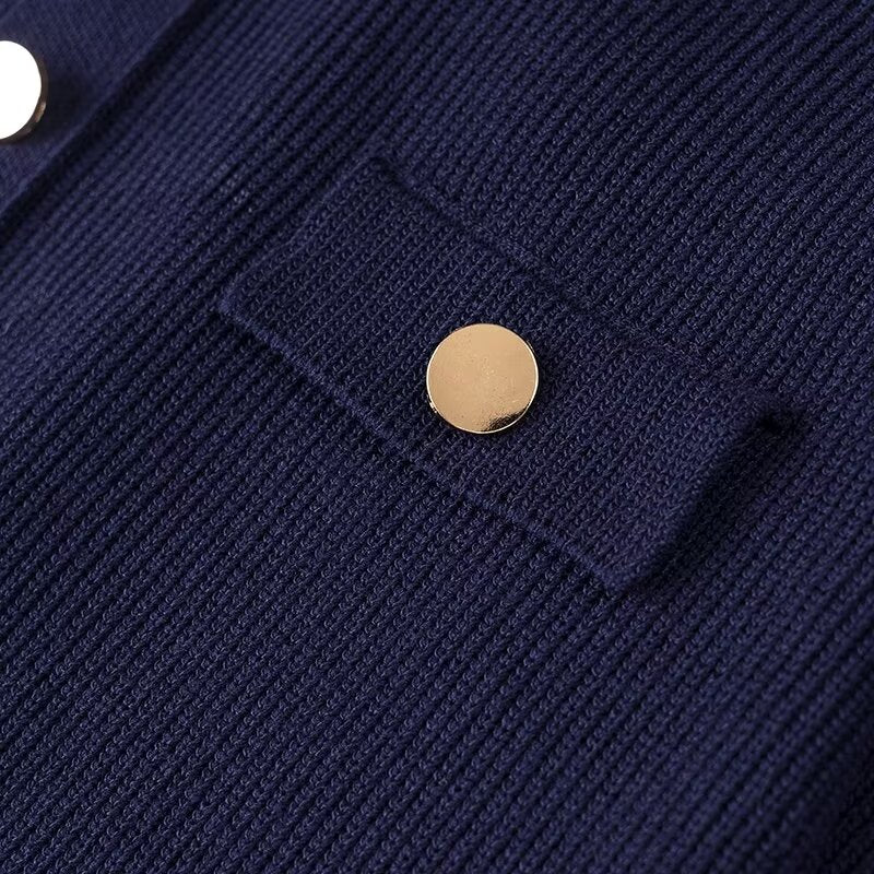 Summer Elegance Sleeveless Round Neck Slim Knit Dress