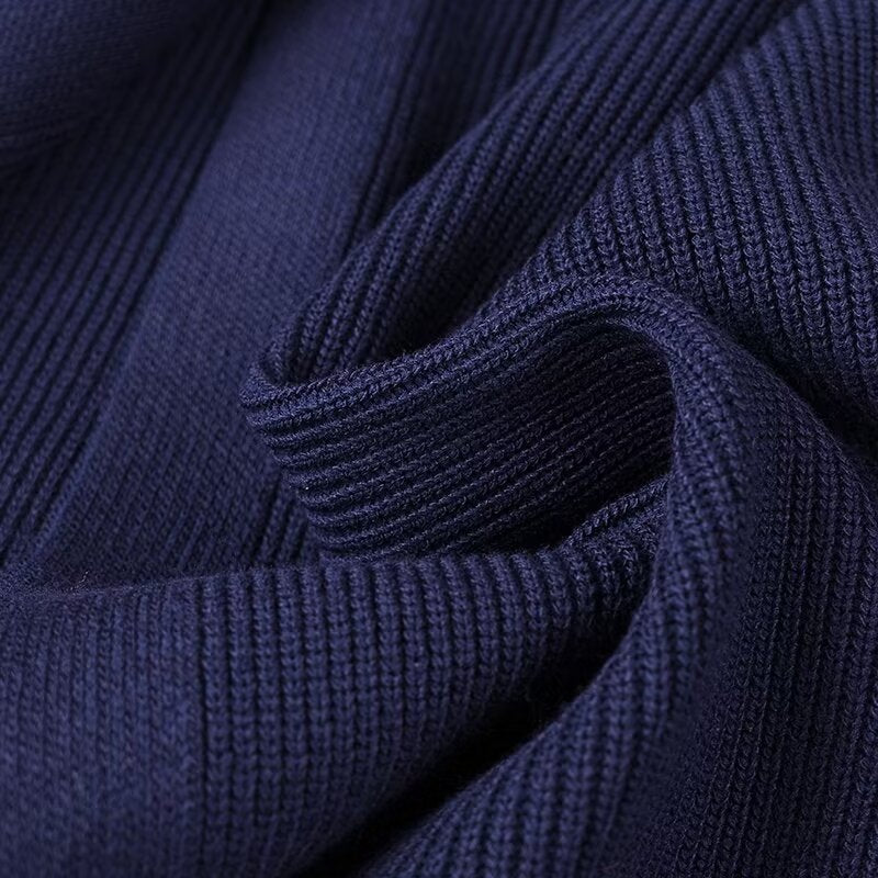 Summer Elegance Sleeveless Round Neck Slim Knit Dress