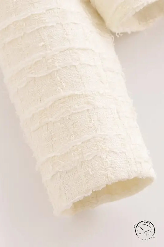 Cream lace fabric roll with floral pattern for langry fashion sewing projects