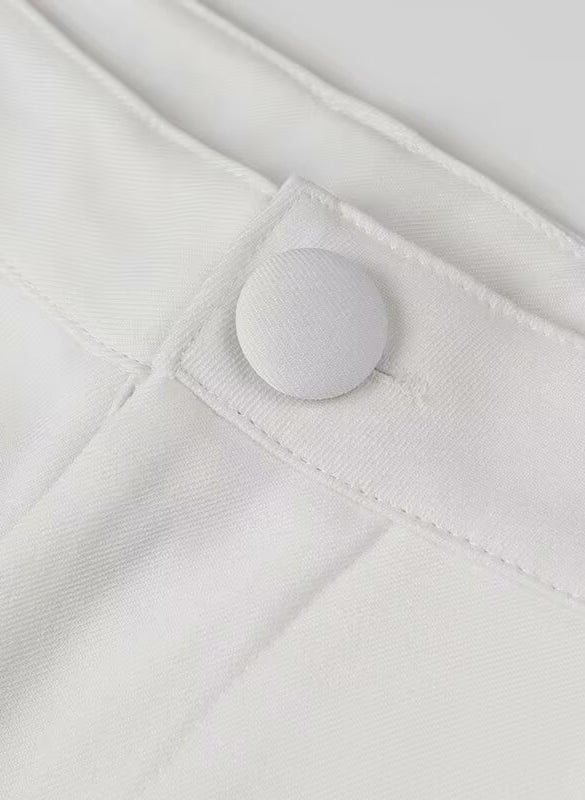 Elegant langry white button-down shirt for fashion ملابس