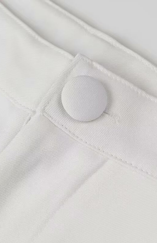 Elegant langry white button-down shirt for fashion ملابس