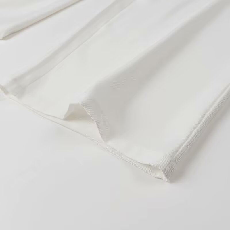 Elegant Langry white sheer fashion scarf with delicate folds