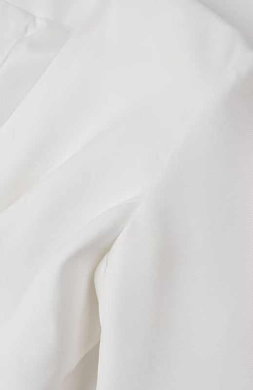 Langry elegant white cotton t-shirt in wild office blazer fashion suit