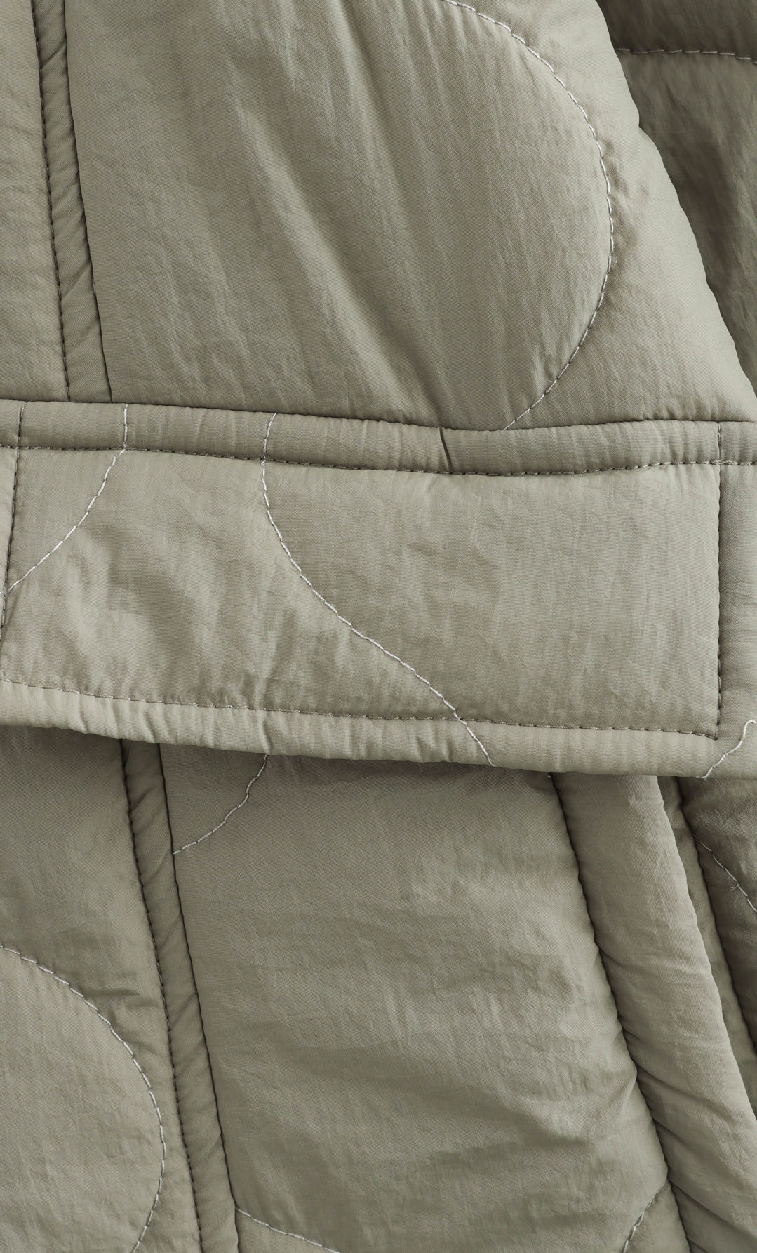 Quilted olive jacket pocket on All Match Leopard Print Cotton Coat for stylish ملابس