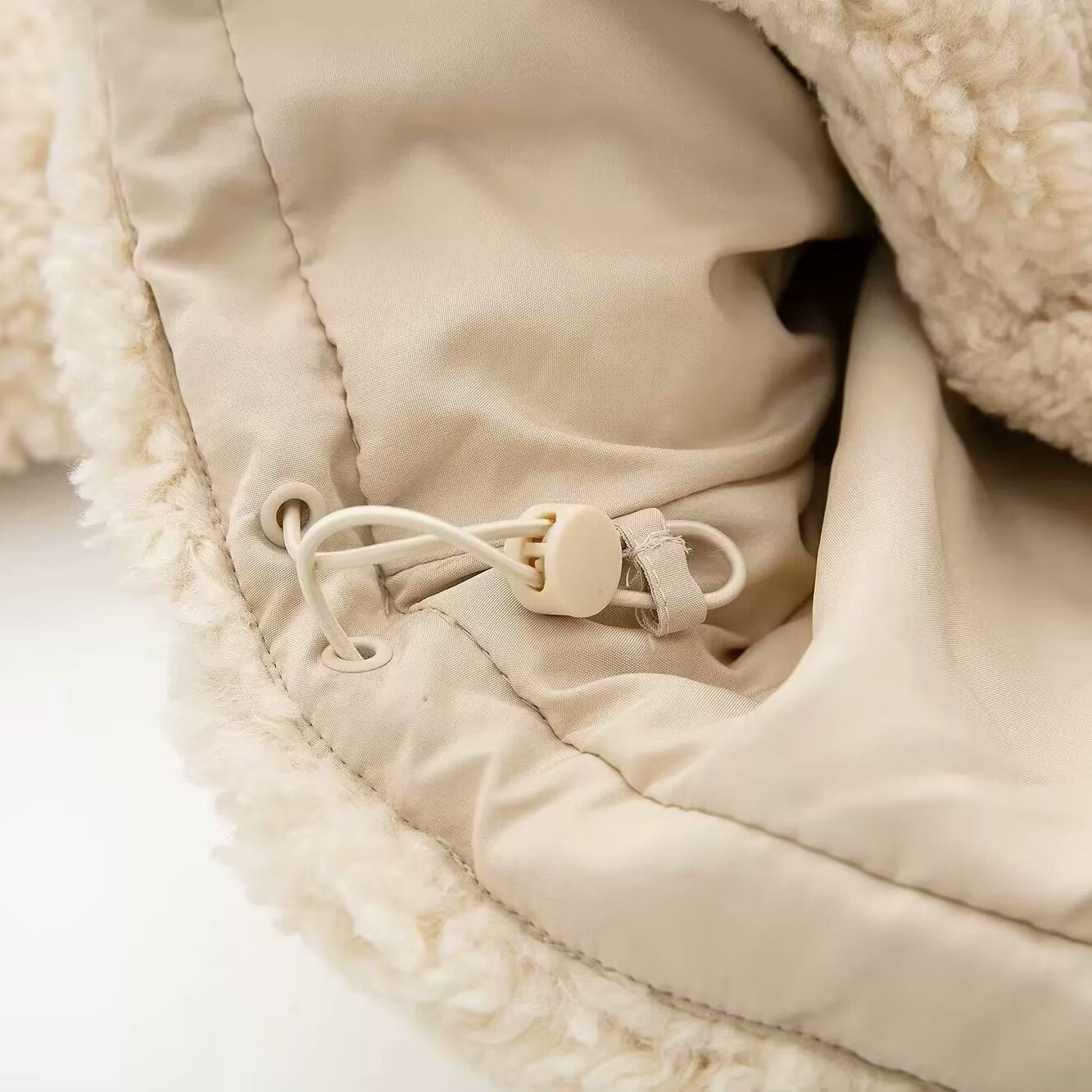 Wool Cotton Padded Warm Short Coat