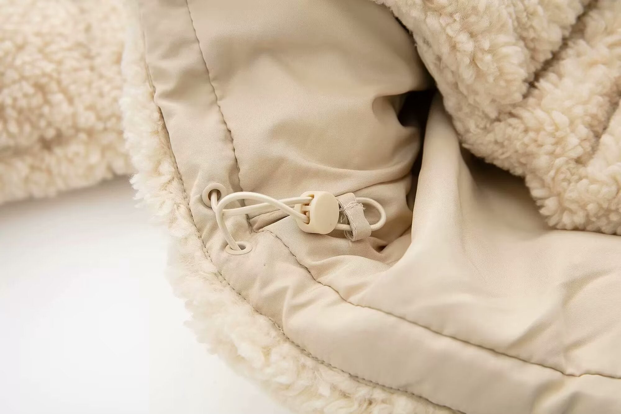 Wool Cotton Padded Warm Short Coat