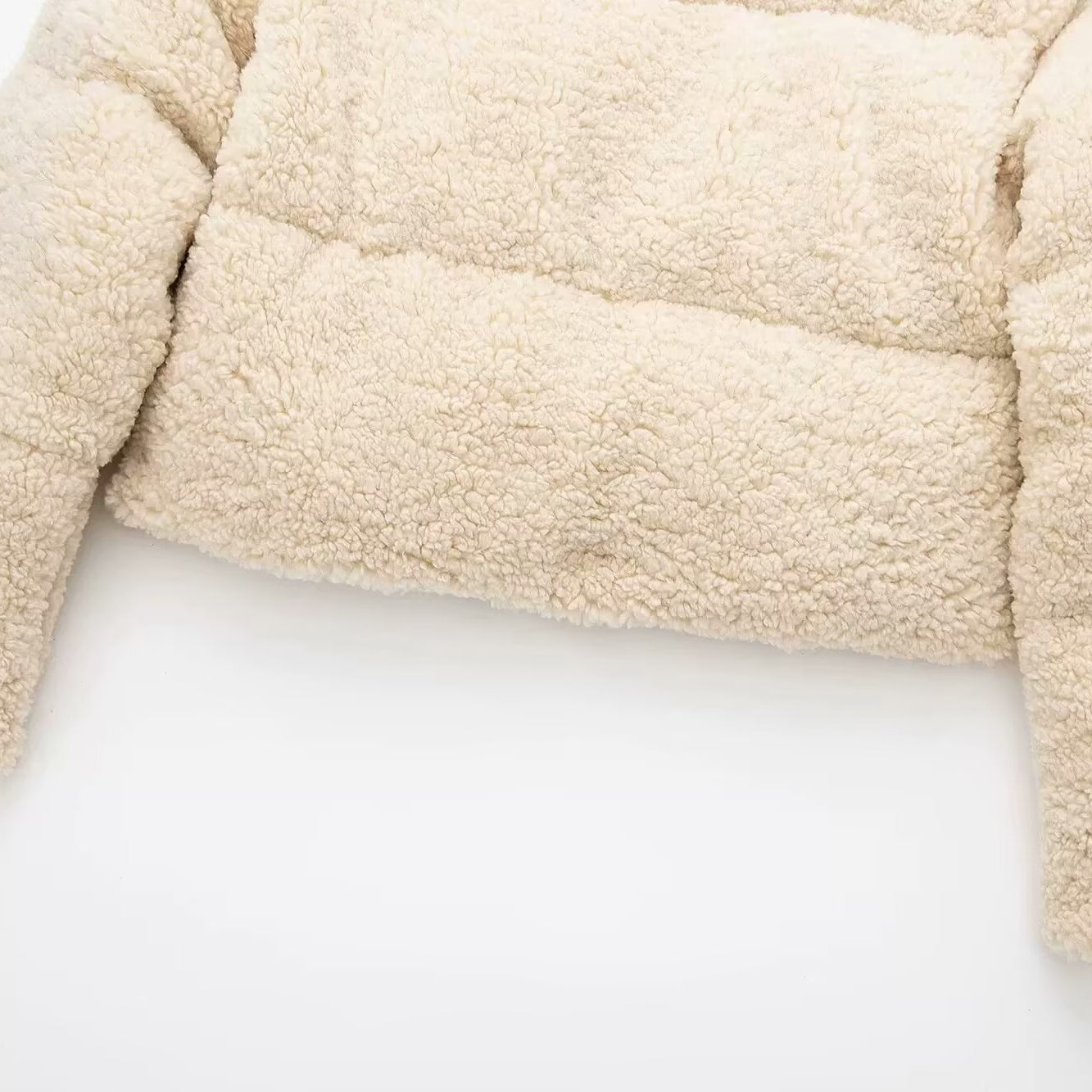 Wool Cotton Padded Warm Short Coat