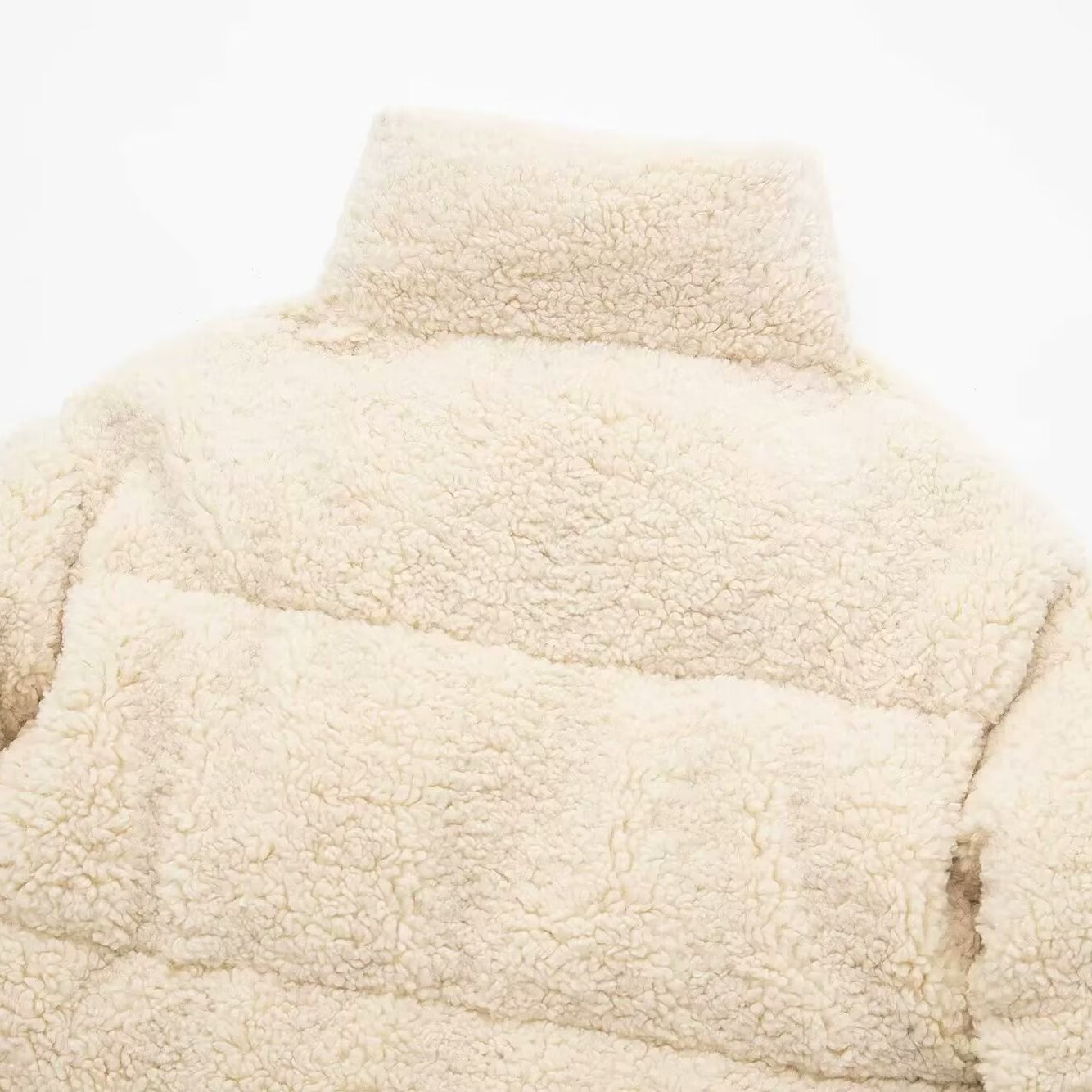 Wool Cotton Padded Warm Short Coat