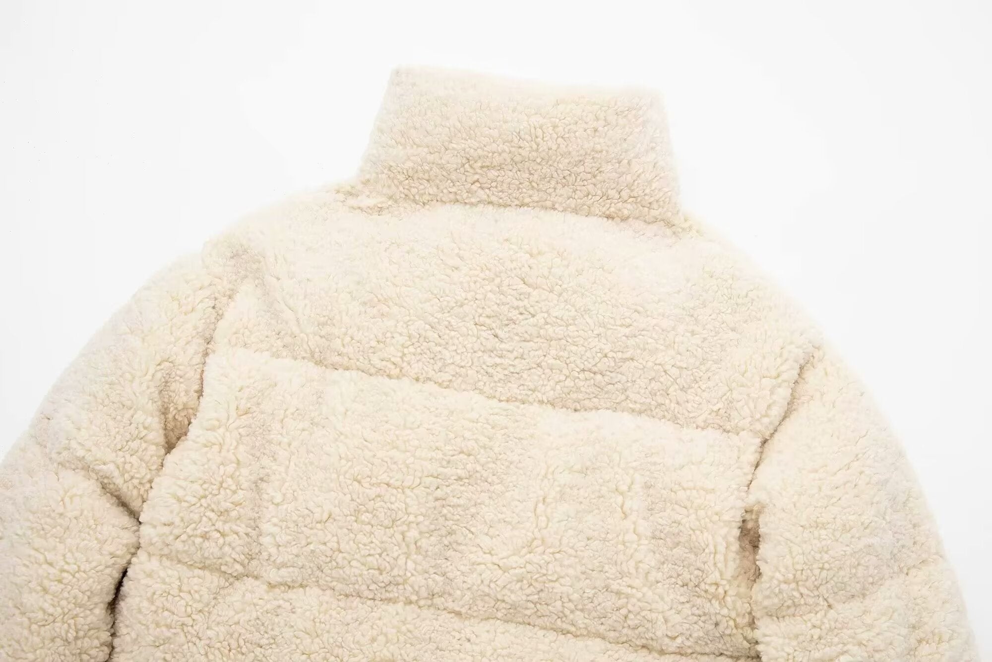 Wool Cotton Padded Warm Short Coat