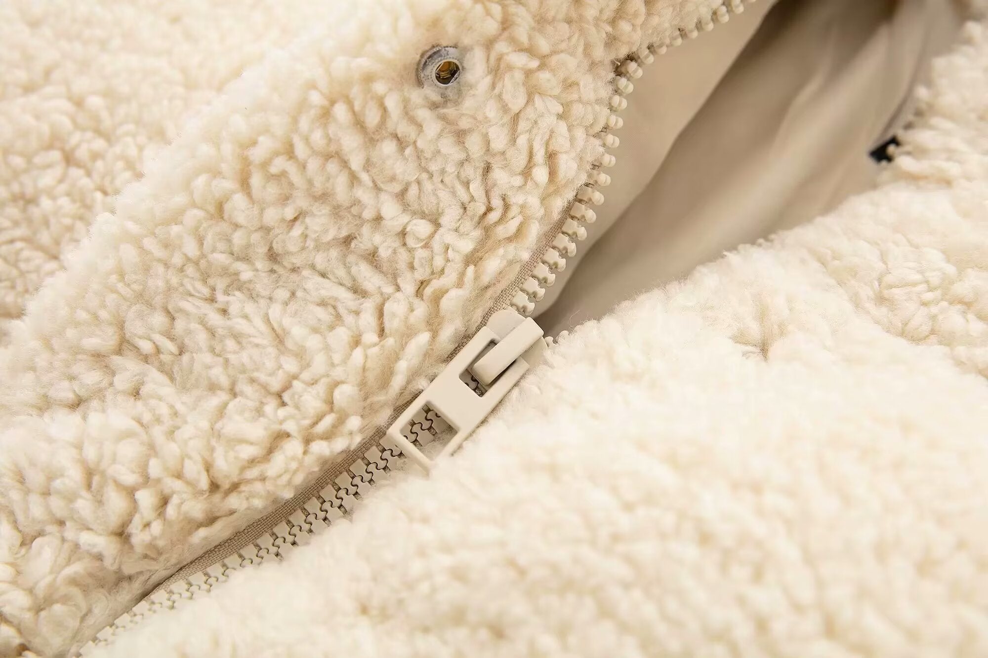 Wool Cotton Padded Warm Short Coat