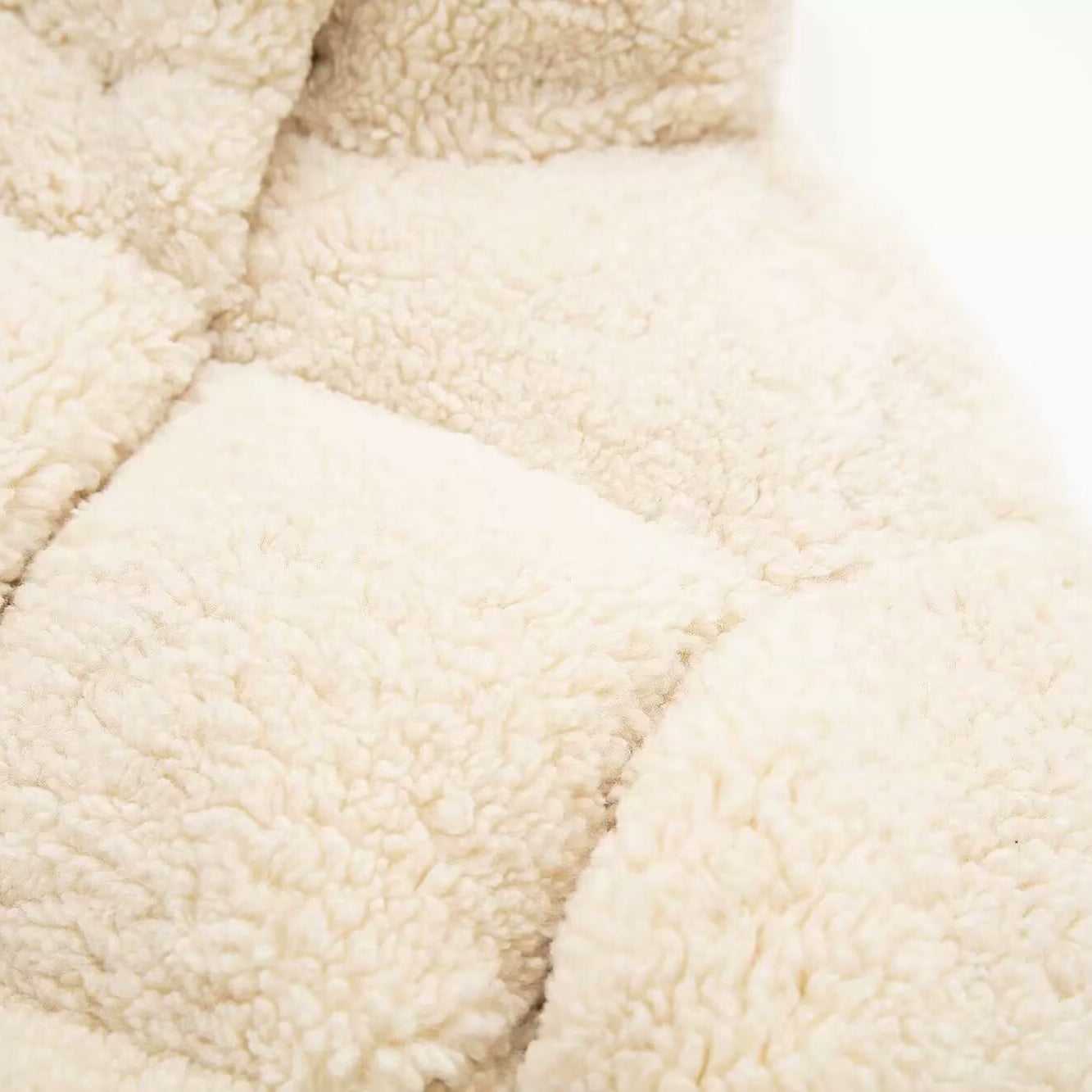 Wool Cotton Padded Warm Short Coat