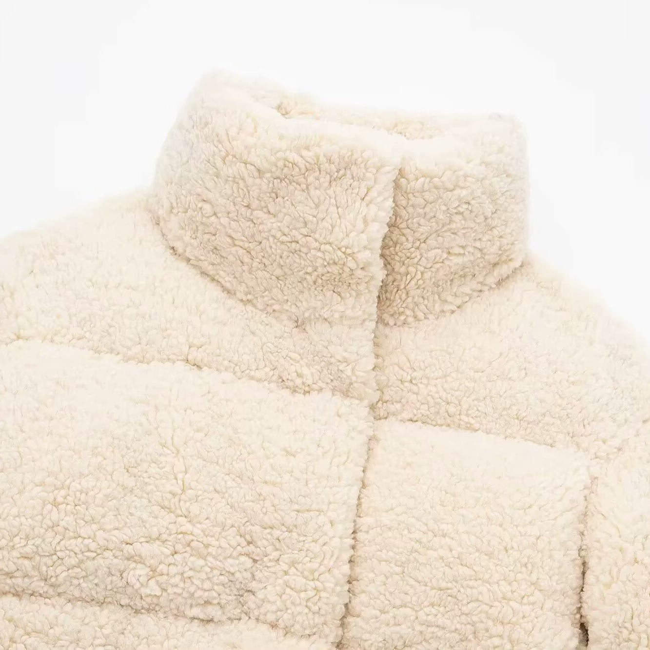 Wool Cotton Padded Warm Short Coat