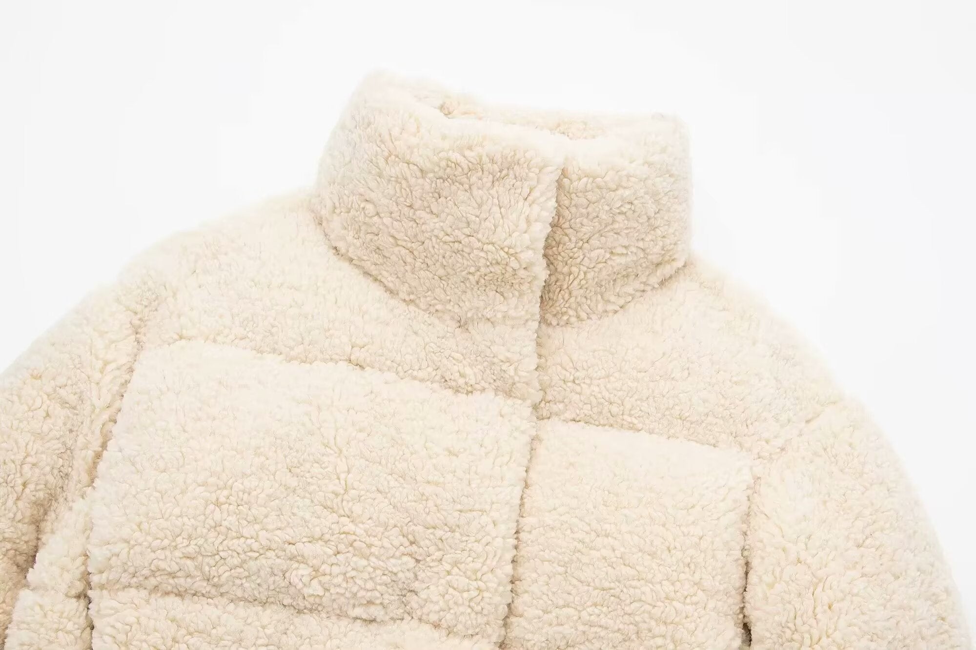 Wool Cotton Padded Warm Short Coat