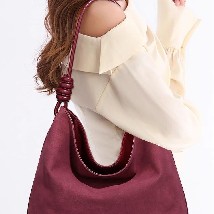 Luxury Frosted Office Bucket Bag