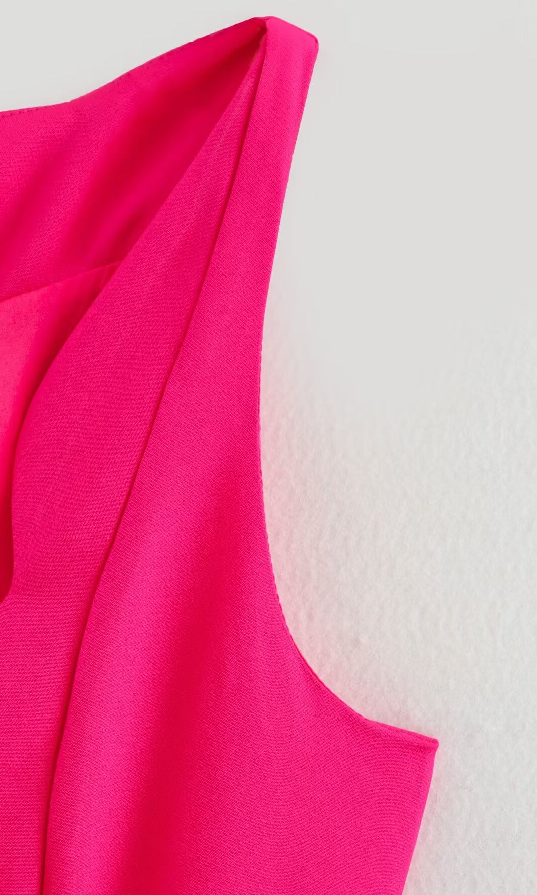 Bright pink sleeveless top from Stereo Bowknot Decoration Dress, a trendy langry fashion ملابس option