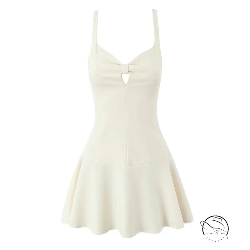 Stunning retro backless langry fashion dress with sweetheart neckline
