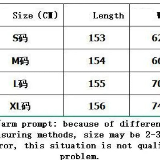 Clothing size chart for Enchanting Long Evening Dress, perfect for elegant fashion and ملابس