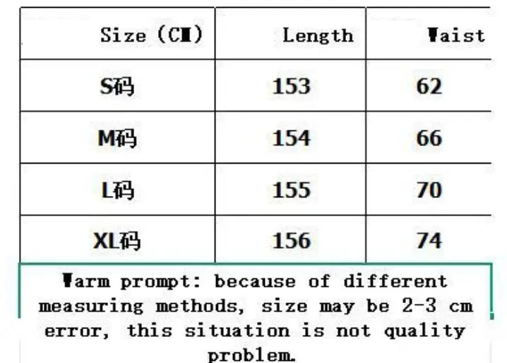 Clothing size chart for Enchanting Long Evening Dress, perfect for elegant fashion and ملابس