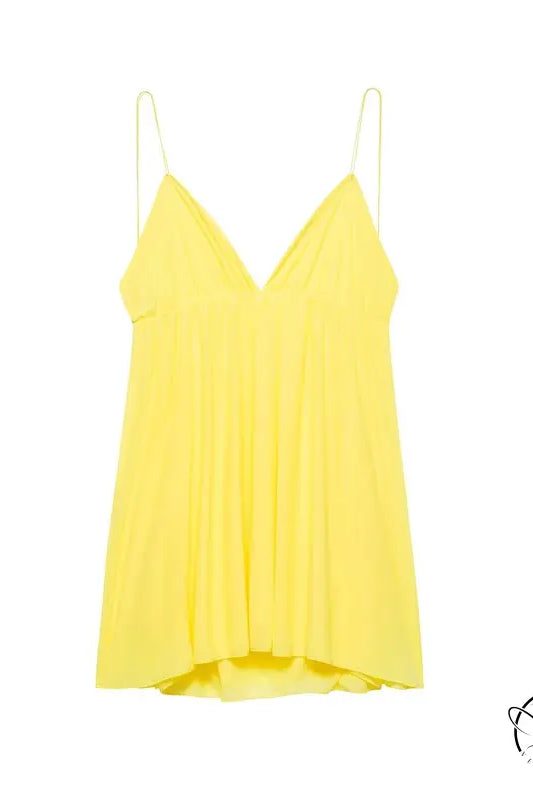 Beautiful Slim Fit High Waist v Neck Strap Backless Dress