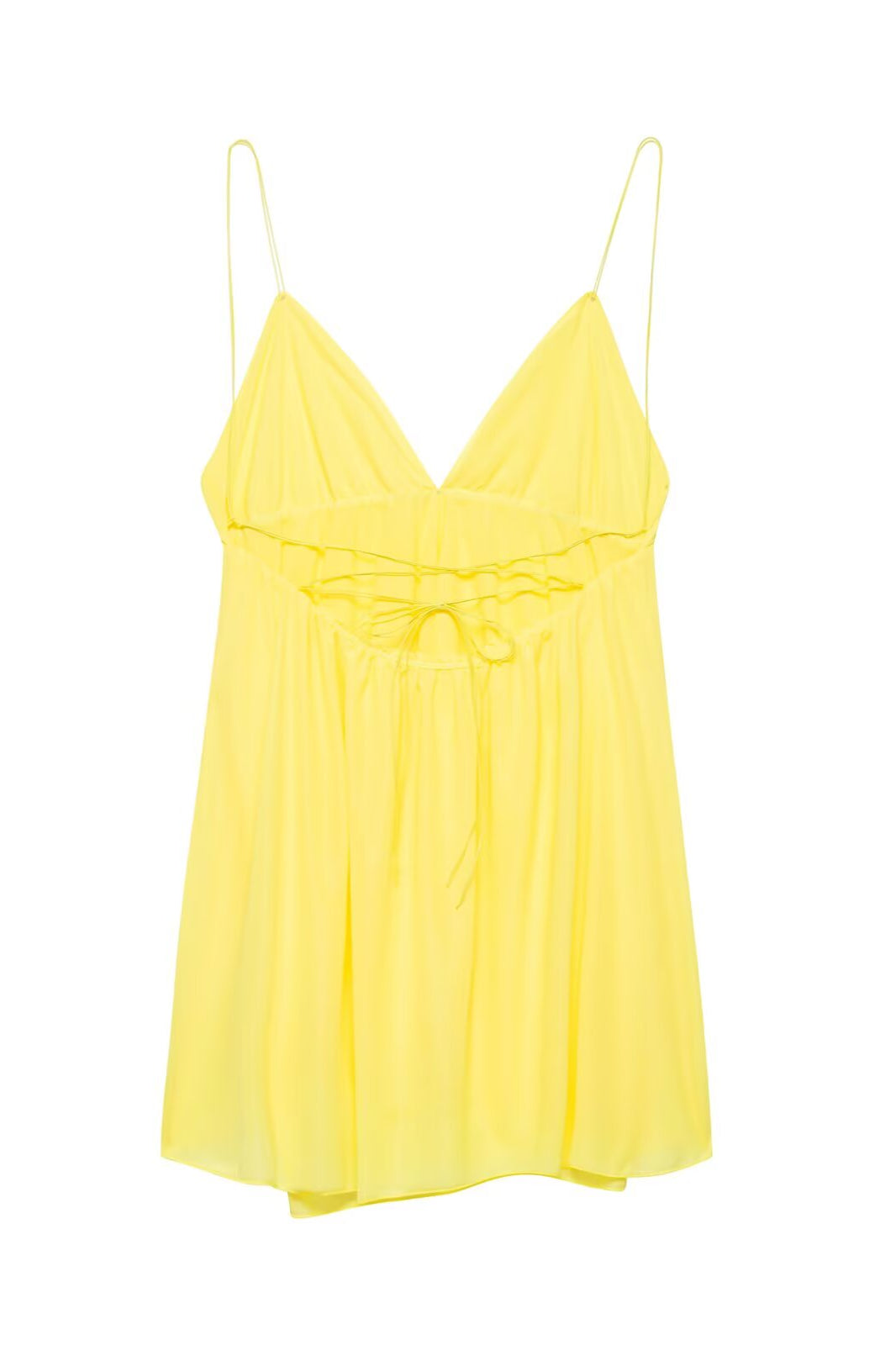 Beautiful Slim Fit High Waist v Neck Strap Backless Dress