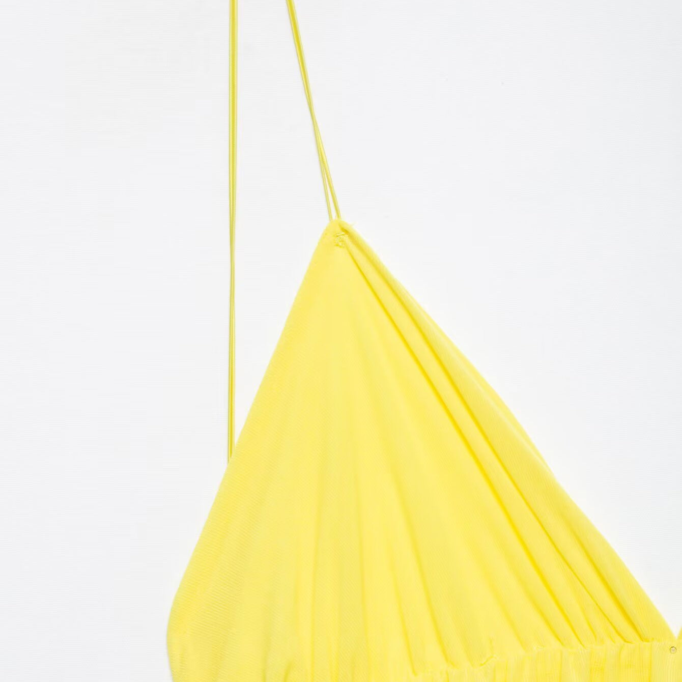 Beautiful Slim Fit High Waist v Neck Strap Backless Dress