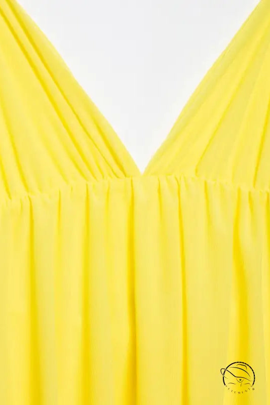 Beautiful Slim Fit High Waist v Neck Strap Backless Dress