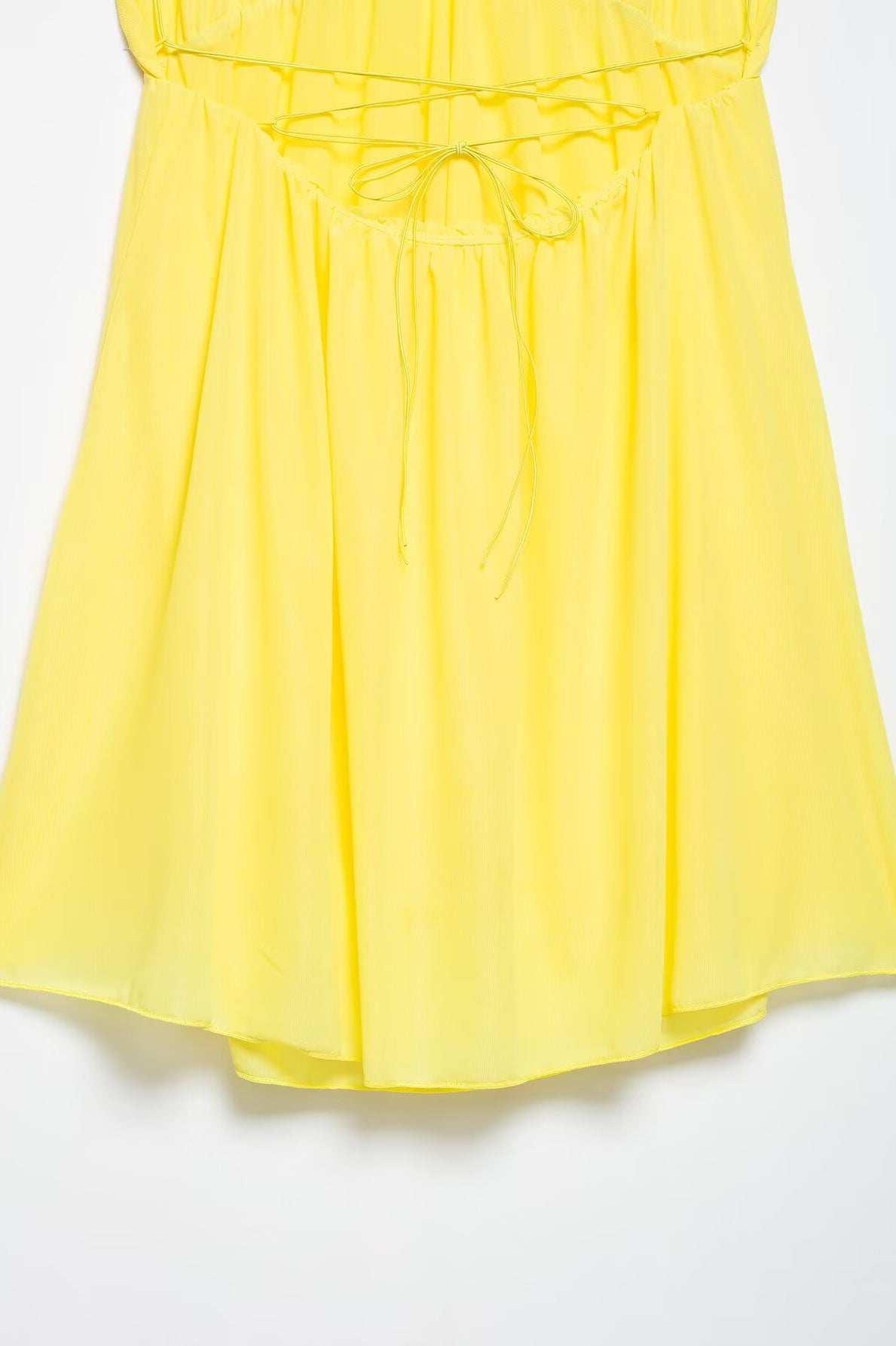 Beautiful Slim Fit High Waist v Neck Strap Backless Dress