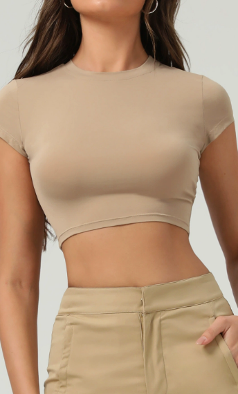 Tight Brushed Yoga t Shirt