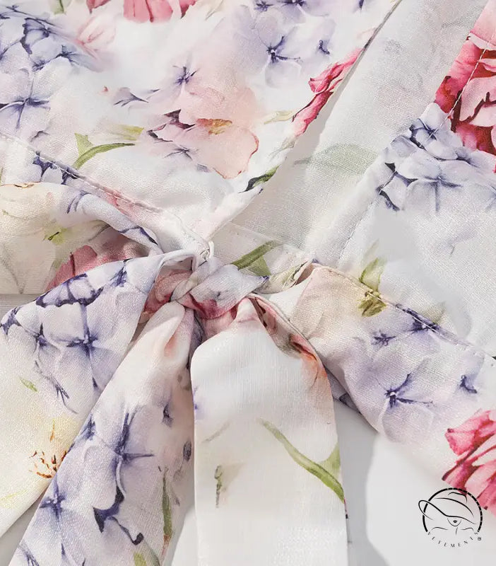 Langry enchanting halter floral skirt two-piece in soft pastel scarf