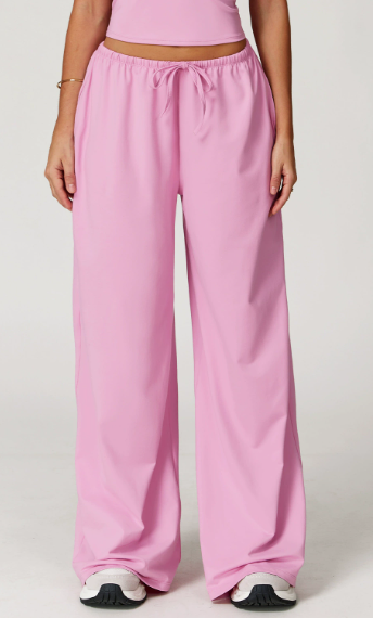 Embellished Wide Leg Loose Casual Pants