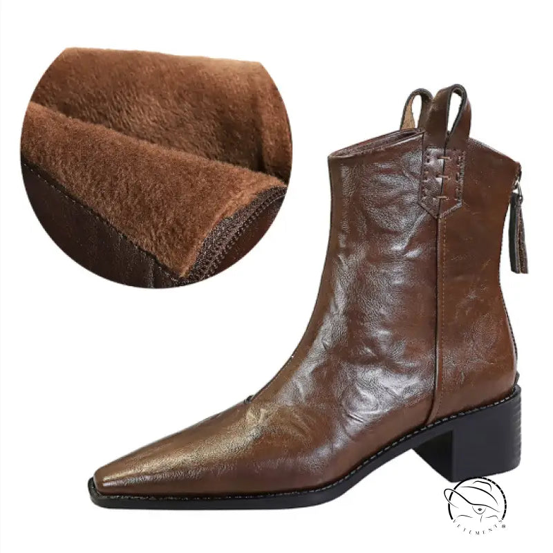 Dark Brown Velvet Lining