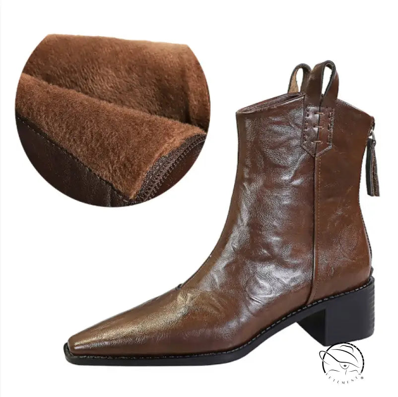 Dark Brown Velvet Lining