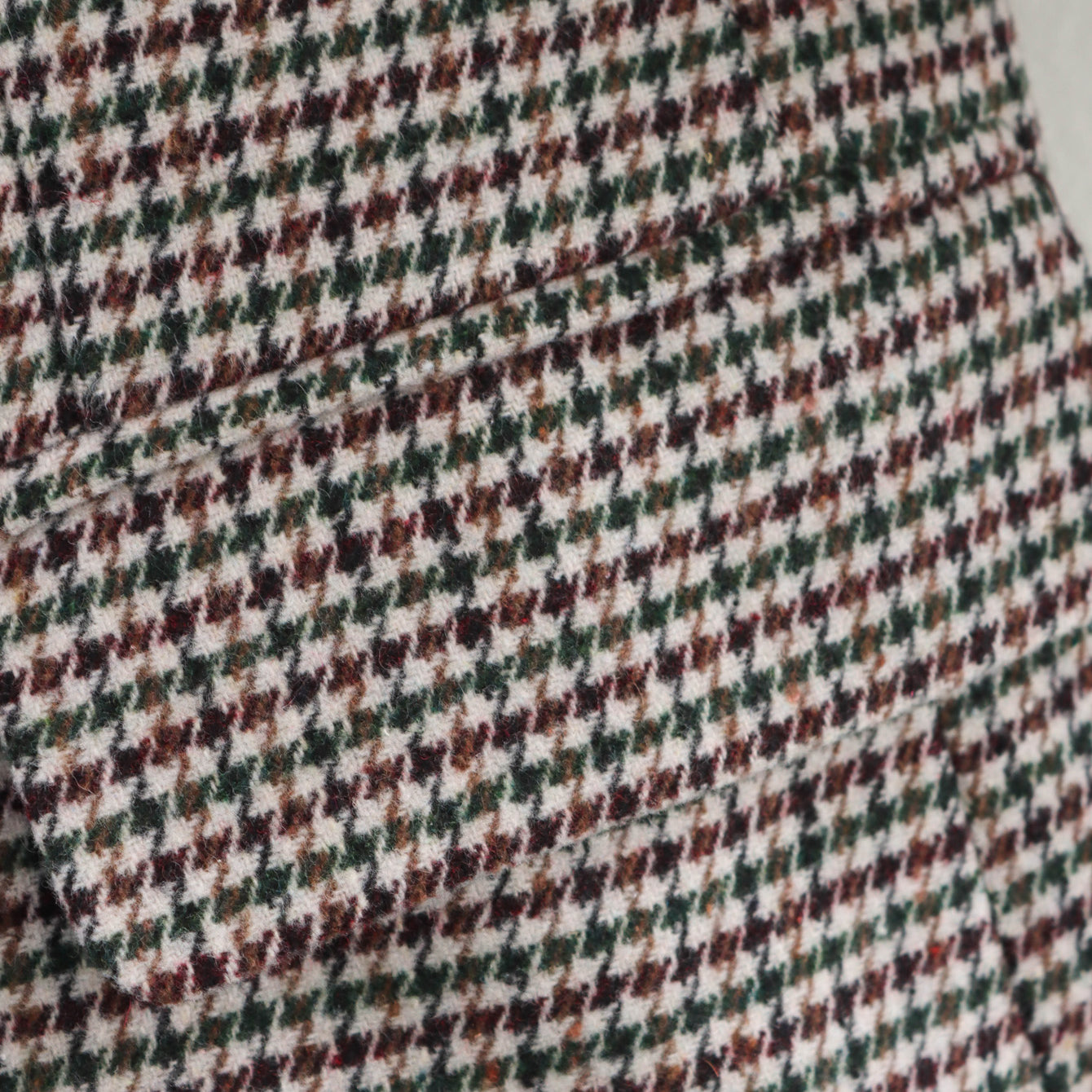 Langry fashion plaid wool jacket in green, red, brown hues for winter retro casual blazer tops