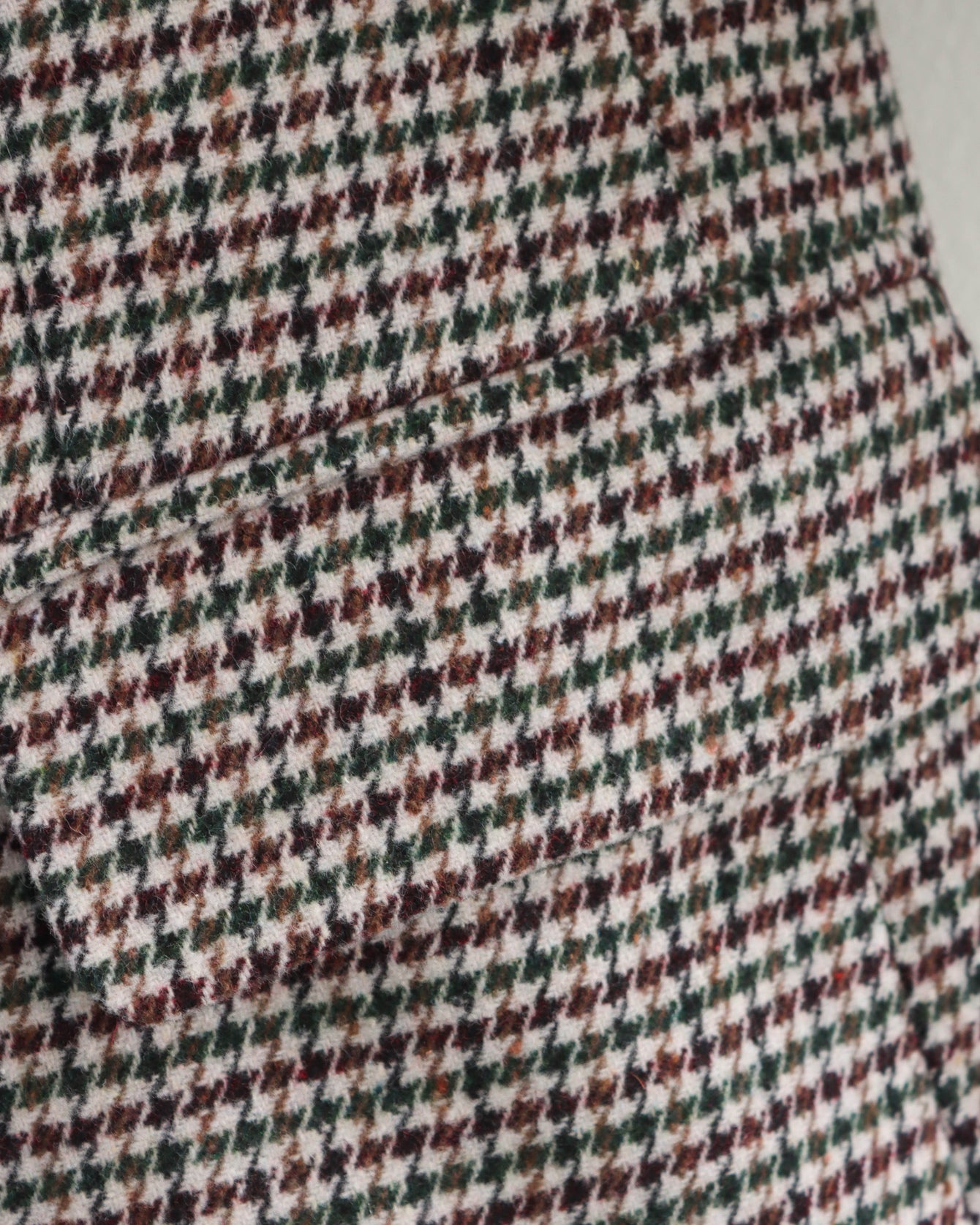 Langry fashion plaid wool jacket in green, red, brown hues for winter retro casual blazer tops