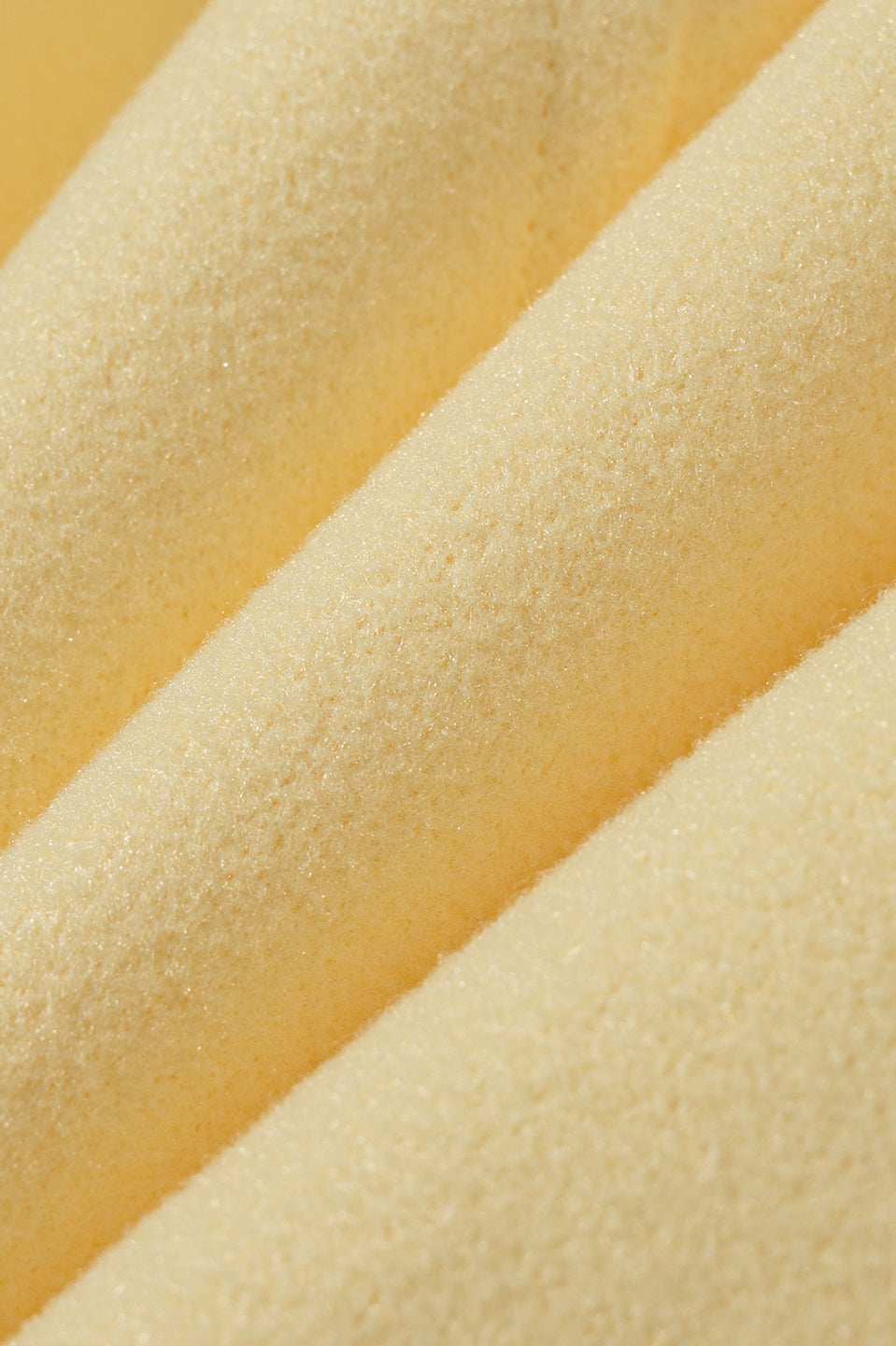 Langry fashion cream-colored plush cushion in gorgeous short woolen coat