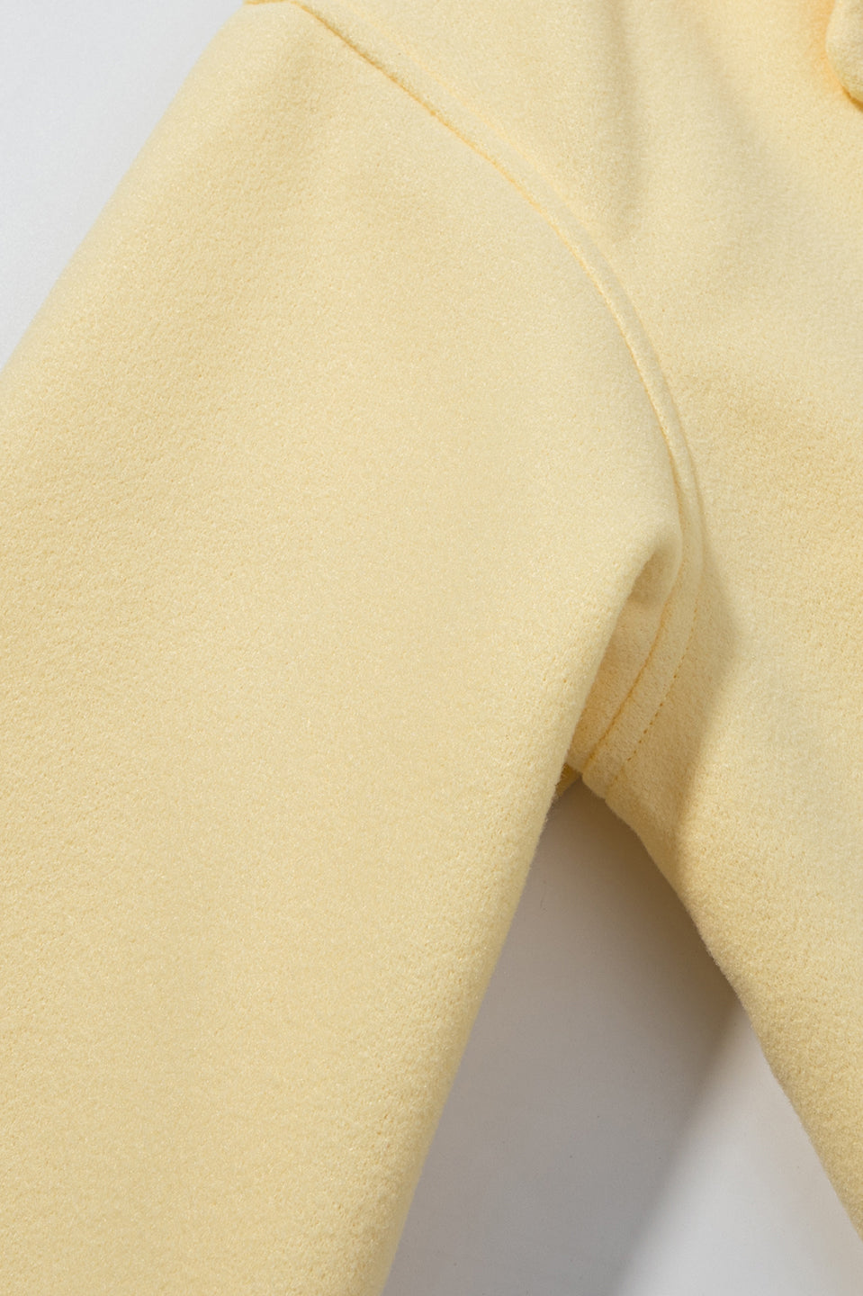 Yellow fleece sweatpants with pocket detail in Langry fashion ملابس