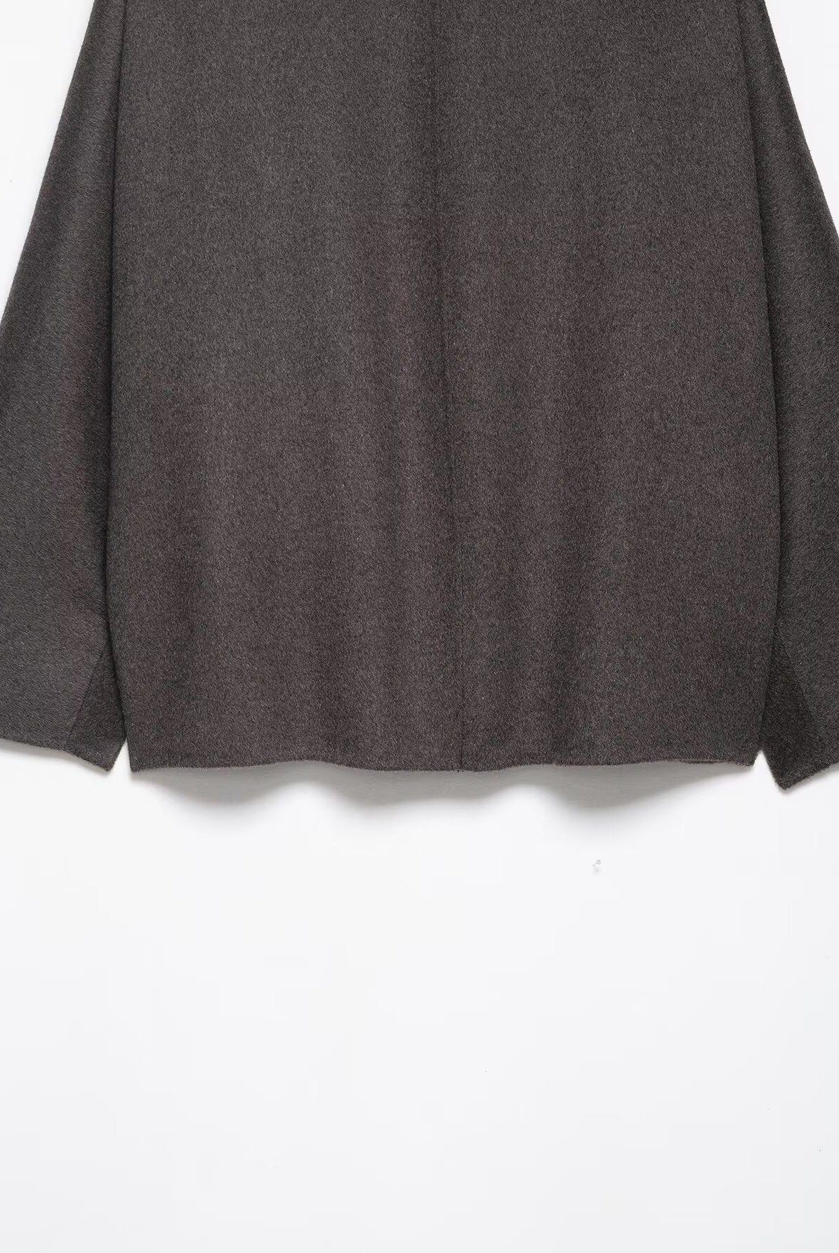 Charcoal gray textured Langry fashion blazer with wide lapels