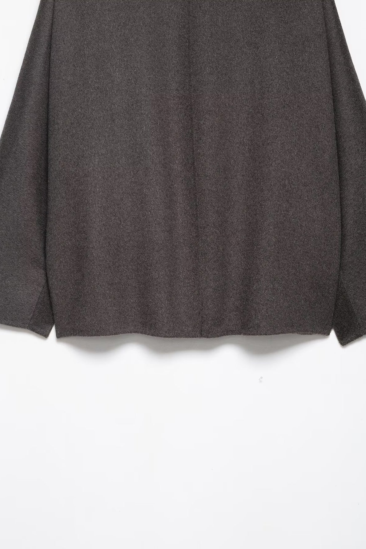 Charcoal gray textured Langry fashion blazer with wide lapels